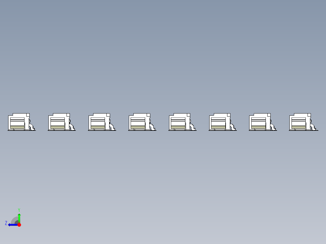 1 25连接器2 16p组件16右视图