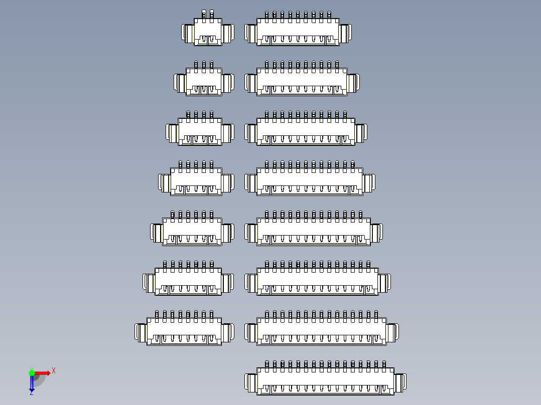 1 25连接器2 16p组件16俯视图