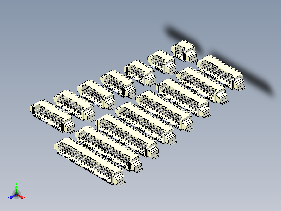1 25连接器2 16p组件16正等轴测图