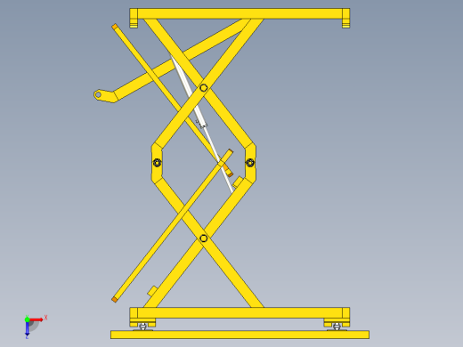 剪叉升降机俯视缩略图