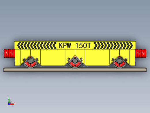 150t、300t无动力拖车及200t、320t、400t电动平车-KPW-150T(4.5×5.5×1.0m)无动力平车MF120前视缩略图