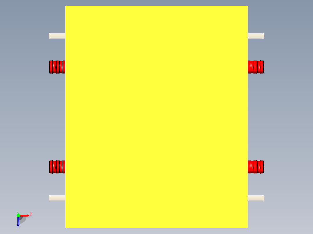 150t、300t无动力拖车及200t、320t、400t电动平车-KPW-150T(4.5×5.5×1.0m)无动力平车MF120俯视图