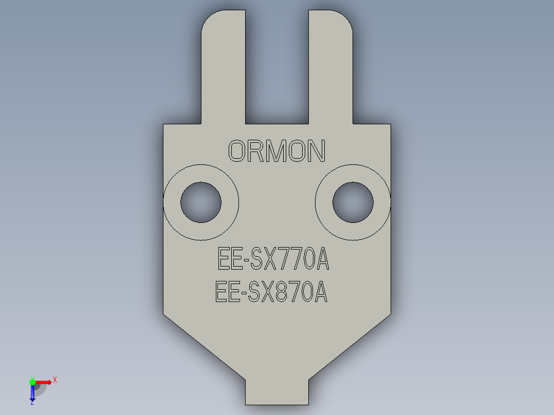 omron-ee-sx770a俯视图