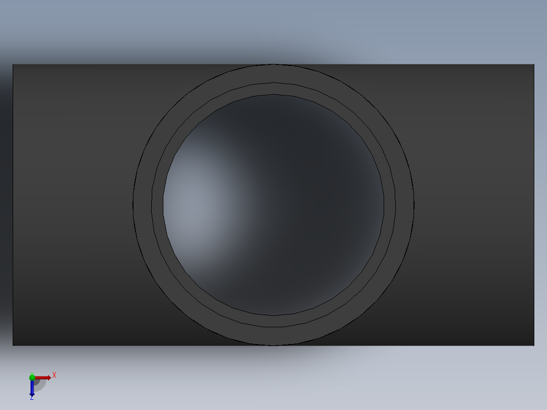 Cross DN125 PN10 U-PVC俯视图