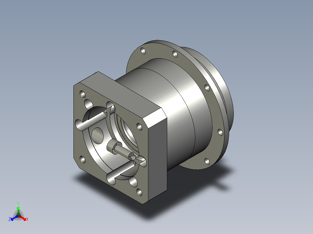 AH064-L1-F5-001-YT-14正等轴测图
