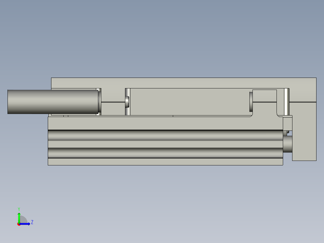 气动滑台8085119_DGST-10-40-PAFESTO左视图