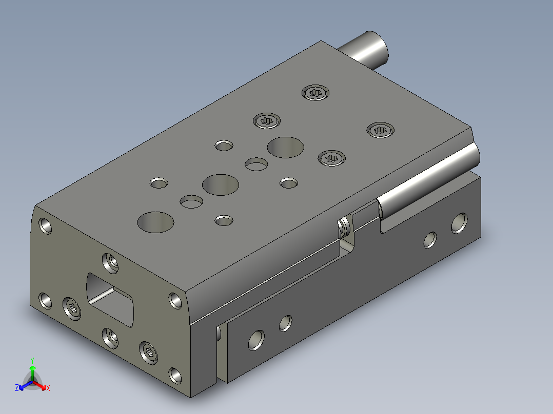 气动滑台8085119_DGST-10-40-PAFESTO正等轴测图