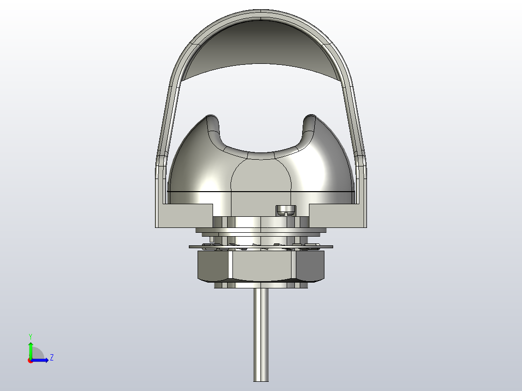 光线式触摸光电开关按钮SW-211左视图