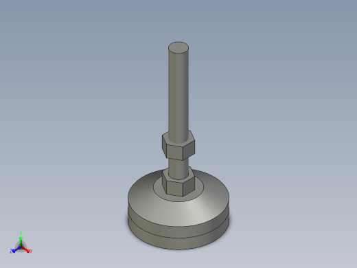 实芯脚杯D80-M16x120-V