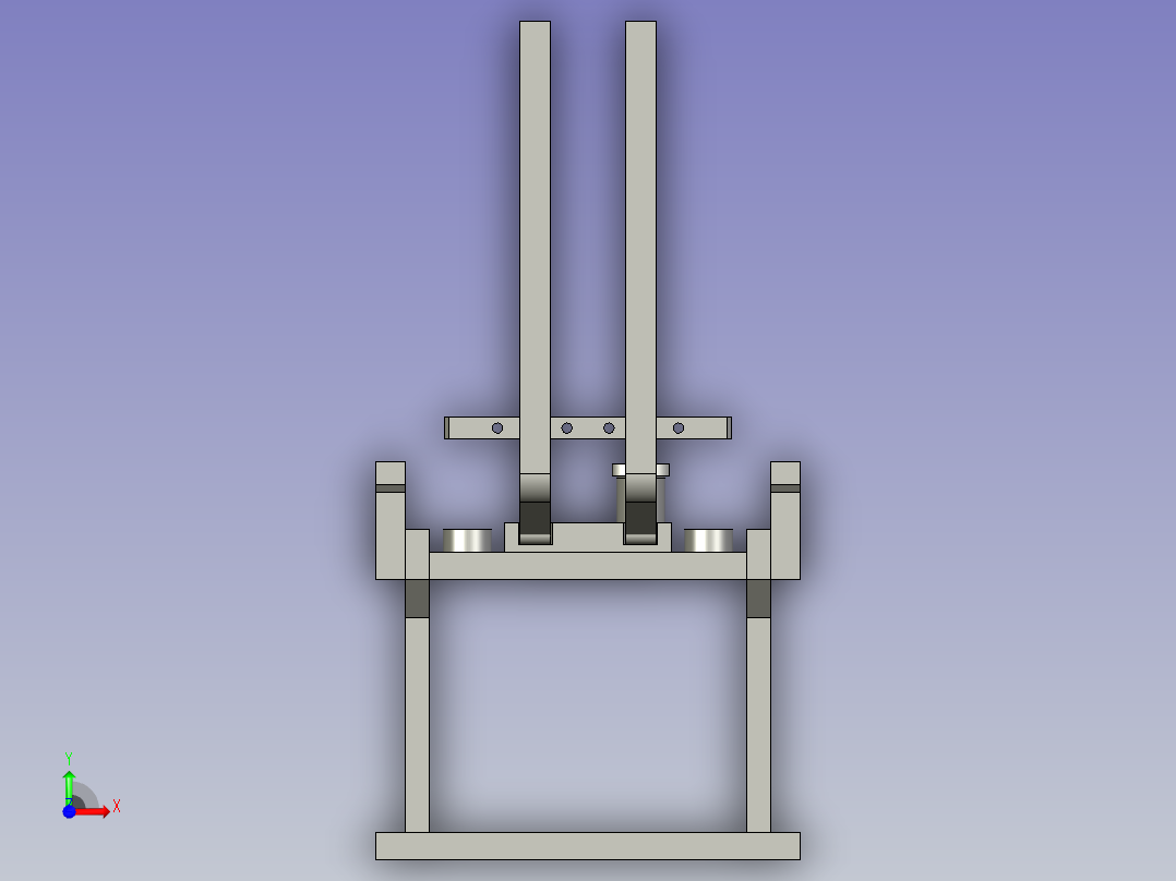 ST40---二工位1气动切刀弹簧组件-a前视图