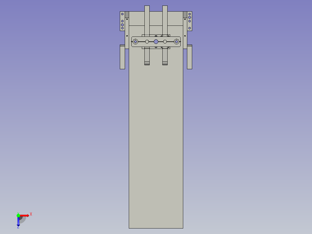 ST40---二工位1气动切刀弹簧组件-a俯视图