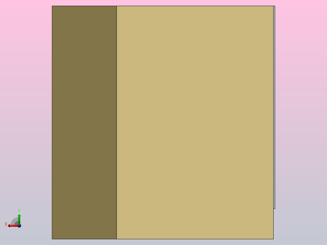 普通家用橱柜后视图