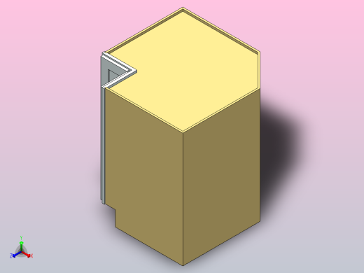 普通家用橱柜正等轴测缩略图