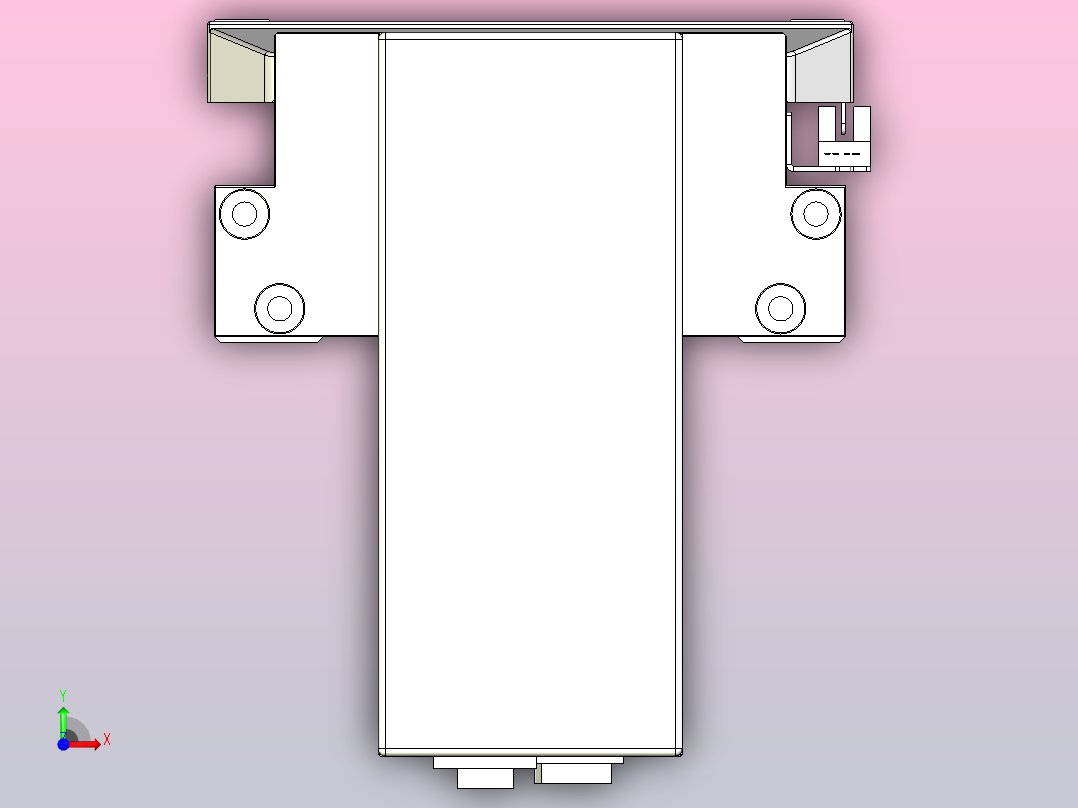 滚珠丝杠直线轴内置导轨TPA-GCR-170-2510C-L550-MP-M75-N3前视图