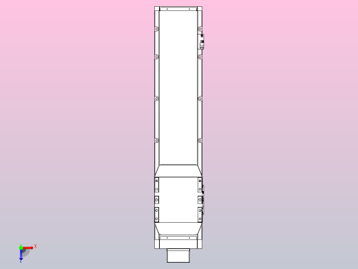 滚珠丝杠直线轴内置导轨TPA-GCR-170-2510C-L550-MP-M75-N3俯视缩略图