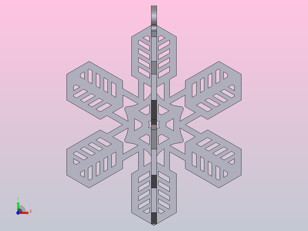 雪花4前视图