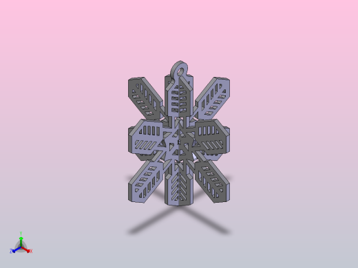 雪花4正等轴测缩略图