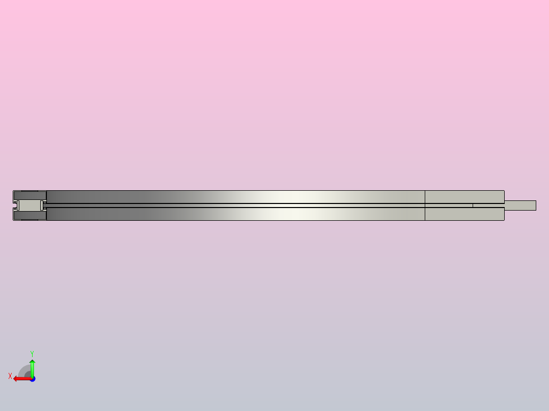 YMBP90R1000-C1水平普通弯头后视图