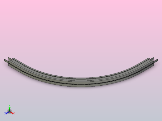 YMBP90R1000-C1水平普通弯头正等轴测缩略图