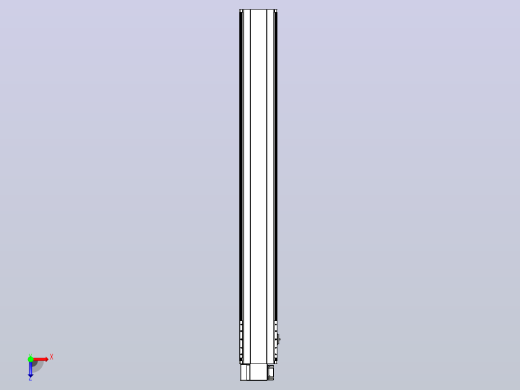 皮带直线轴半封闭可选导轨TPA-HNB-202D-140-L1550-LP-Y-P75-N3俯视缩略图
