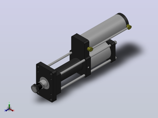 MPT-10T系列标准型[MPT-100-150-10-10T-M2-S1-0°]气压增压缸