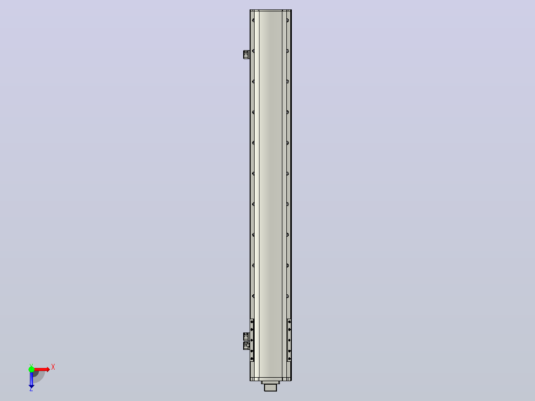 MT136BS半封闭丝杆滑台[MT136BS.L#.950.BM.P40.C3]俯视图