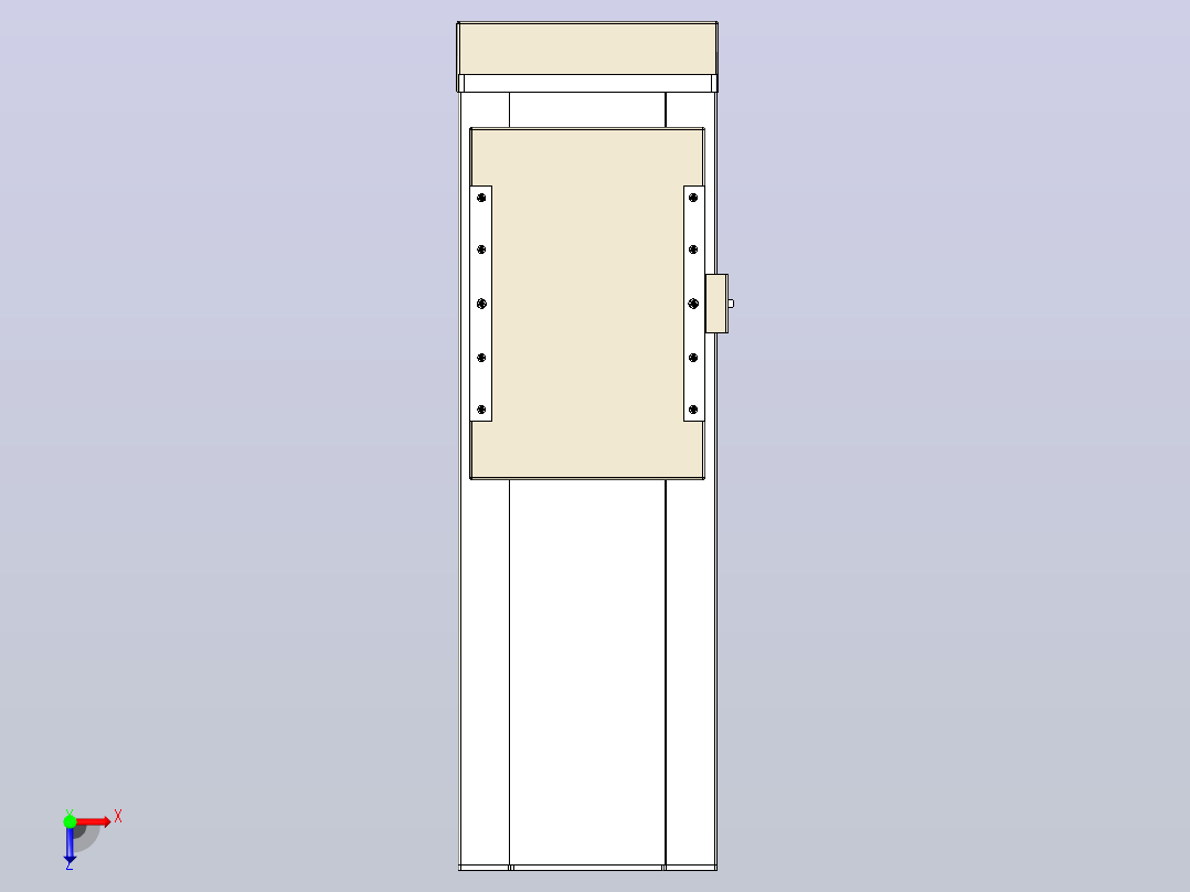 滚珠丝杠直线轴带导轨全封闭TPA-HCR-220D-3210C-L300-MP-C-P1K-N3俯视图