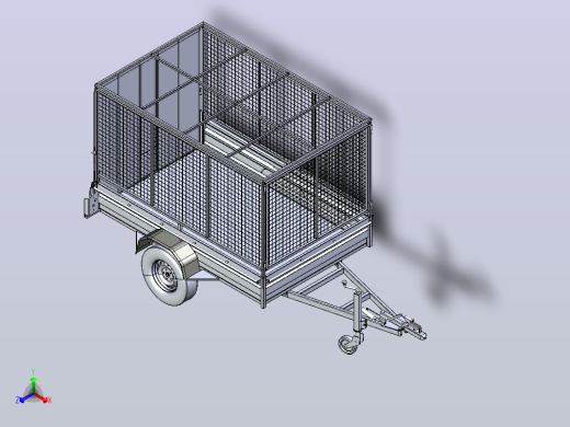 8x5FT农场拖车