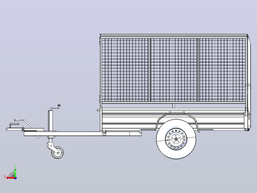 8x5FT农场拖车后视缩略图