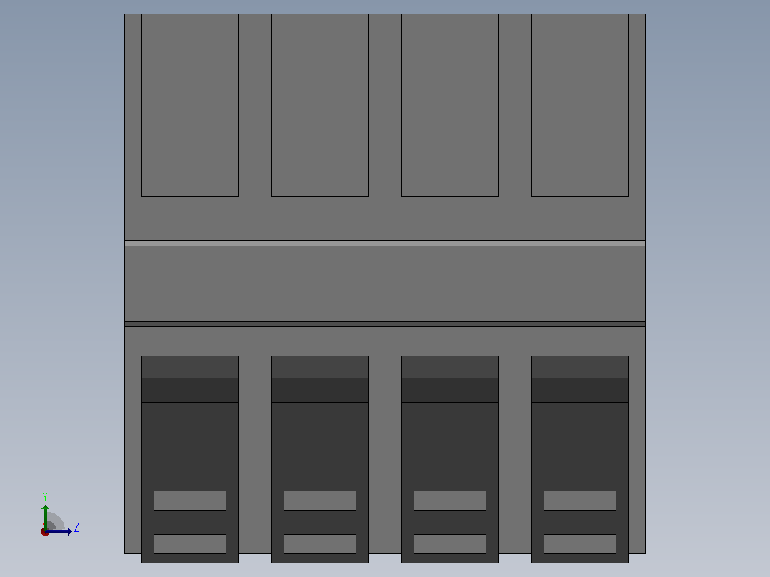 FTB1系列带选择性的过电流保护断路器[ FTB1系列带选择性的过电流保护断路器]左视图