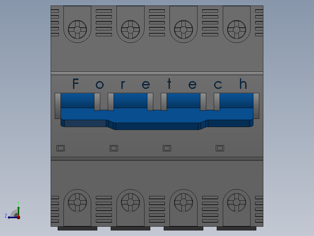 FTB1系列带选择性的过电流保护断路器[ FTB1系列带选择性的过电流保护断路器]右视图