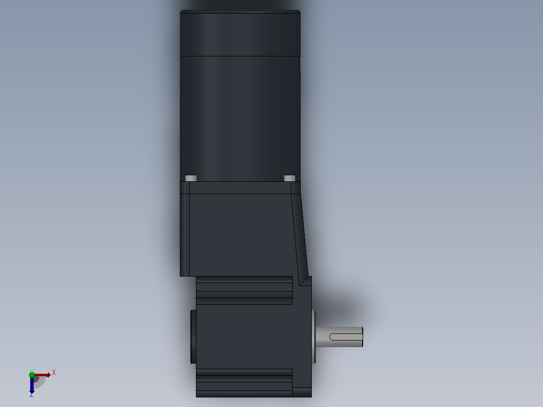 90DC(65W╱120W)微型直流组合型电机[90DC65GV24R16-90GF6HE]俯视图