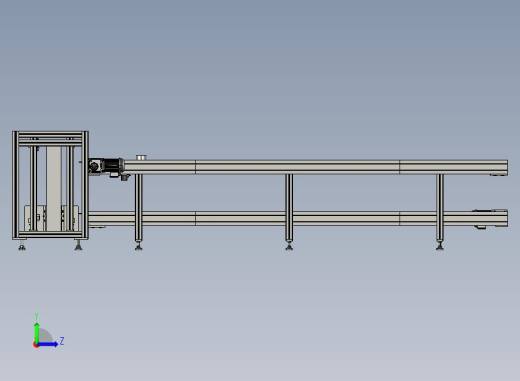 自动流水线自动上下料送料左视缩略图