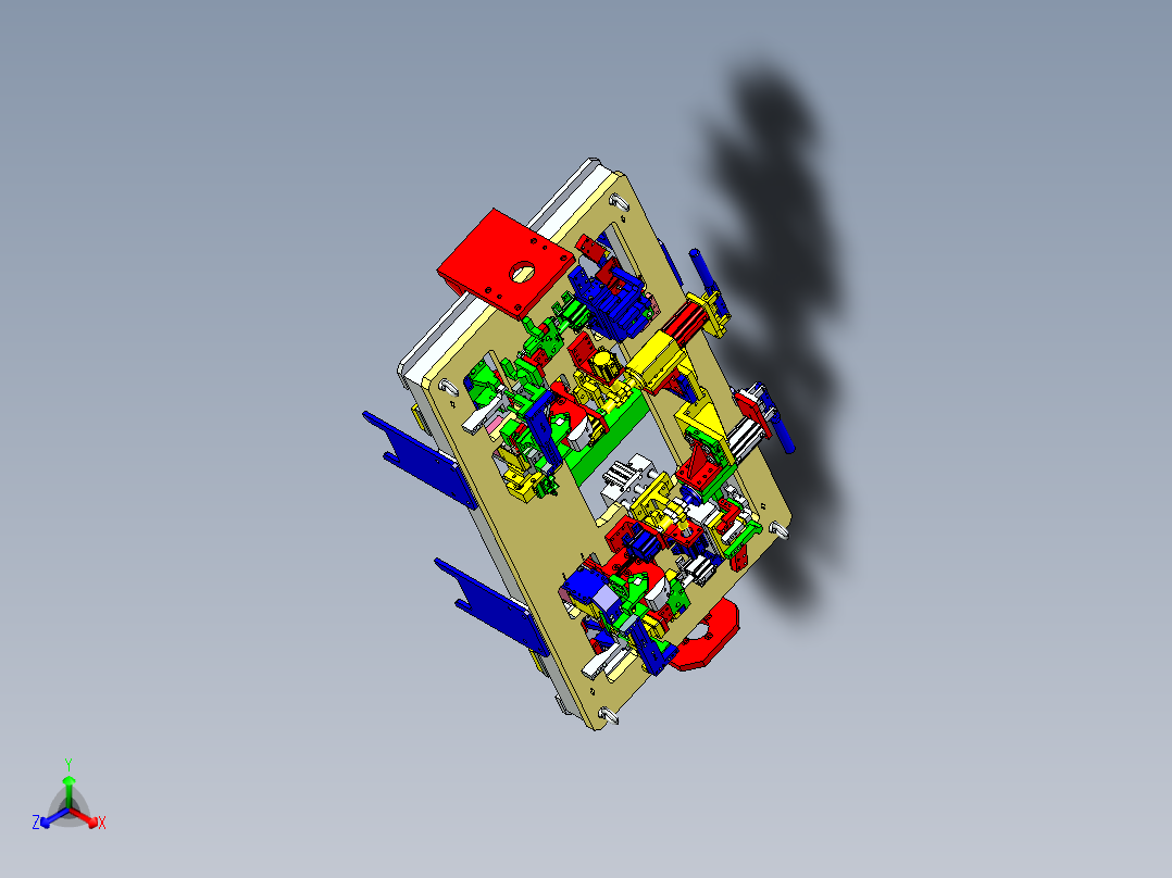 扭力梁小件分序焊接夹具x_t