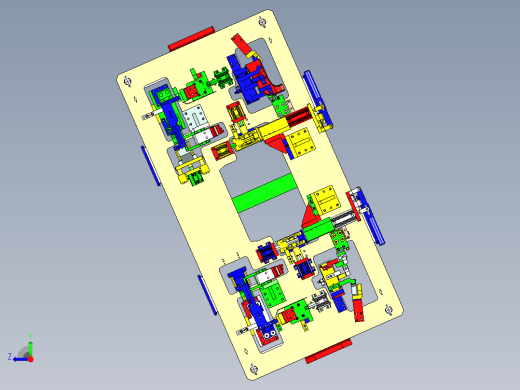 扭力梁小件分序焊接夹具x_t右视缩略图