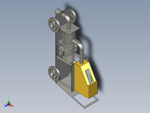 手扶式落叶收集机设计