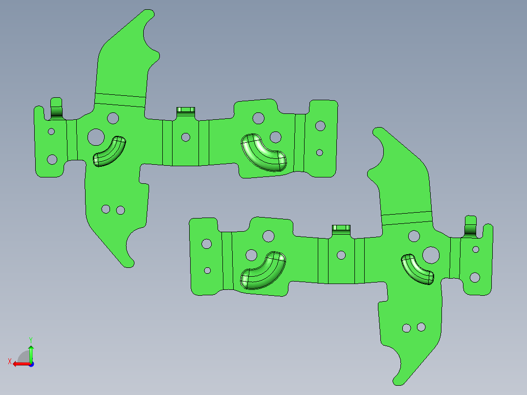 汽车钣金后视图
