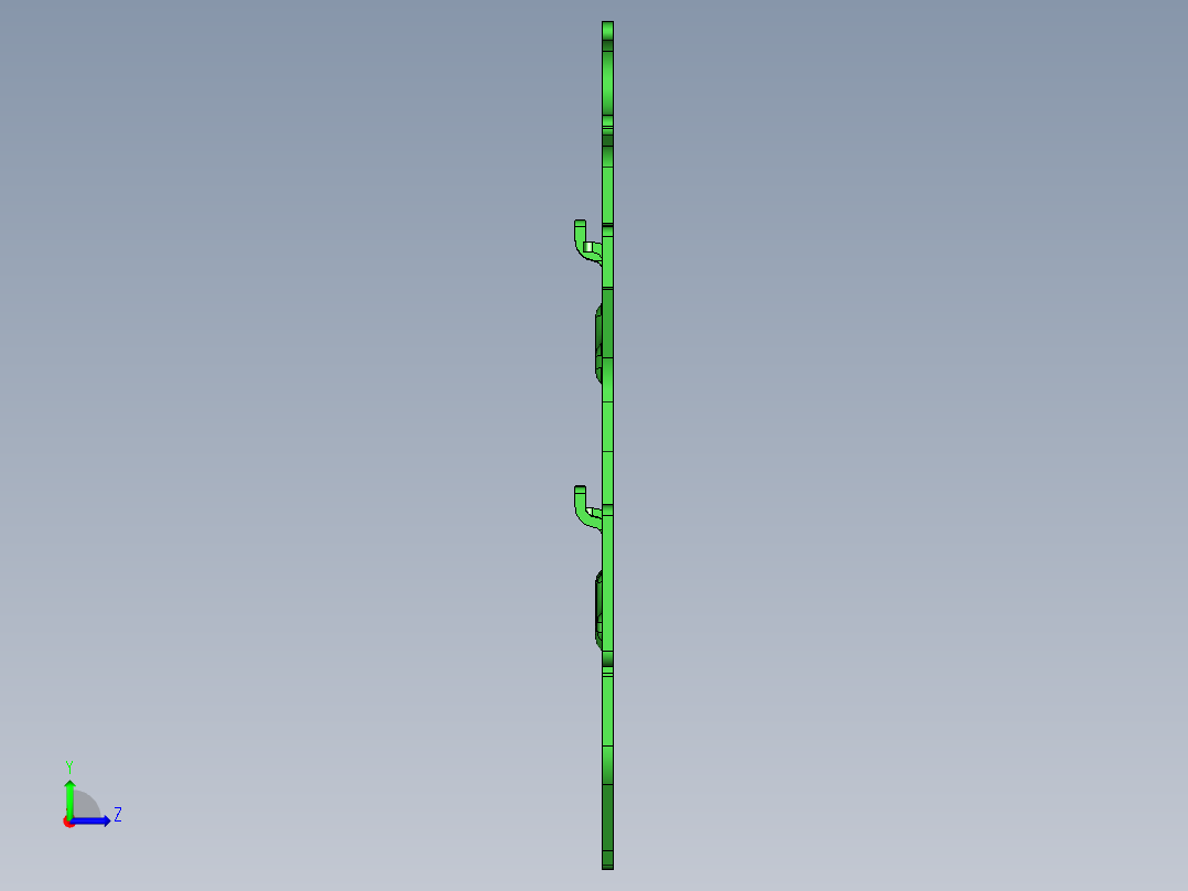 汽车钣金左视图