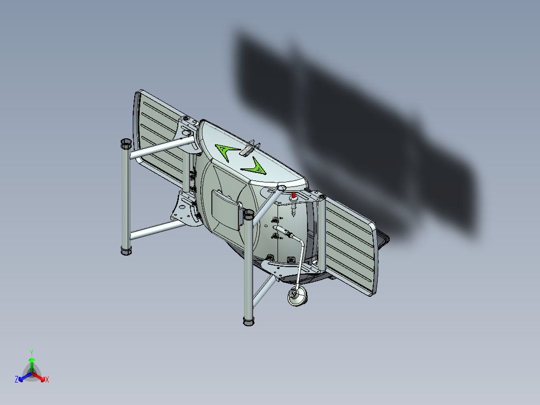 烧烤盘正等轴测图