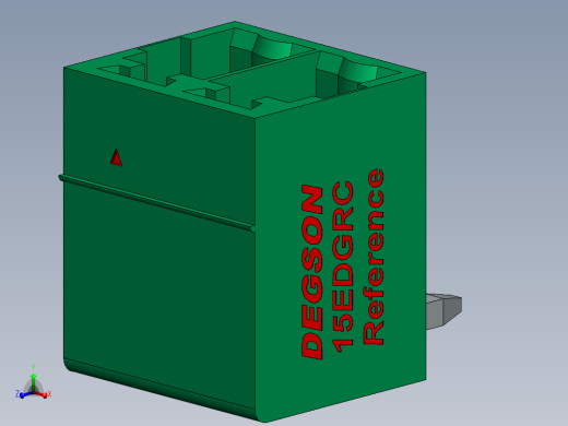 DEGSON 15EDG 系列 3.5mm 插拔式接线端子 FullPack-15EDGRC-3.5-xxP-14-00AH