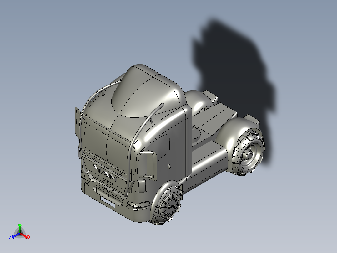 31-人卡车第二版 3d模型图纸
