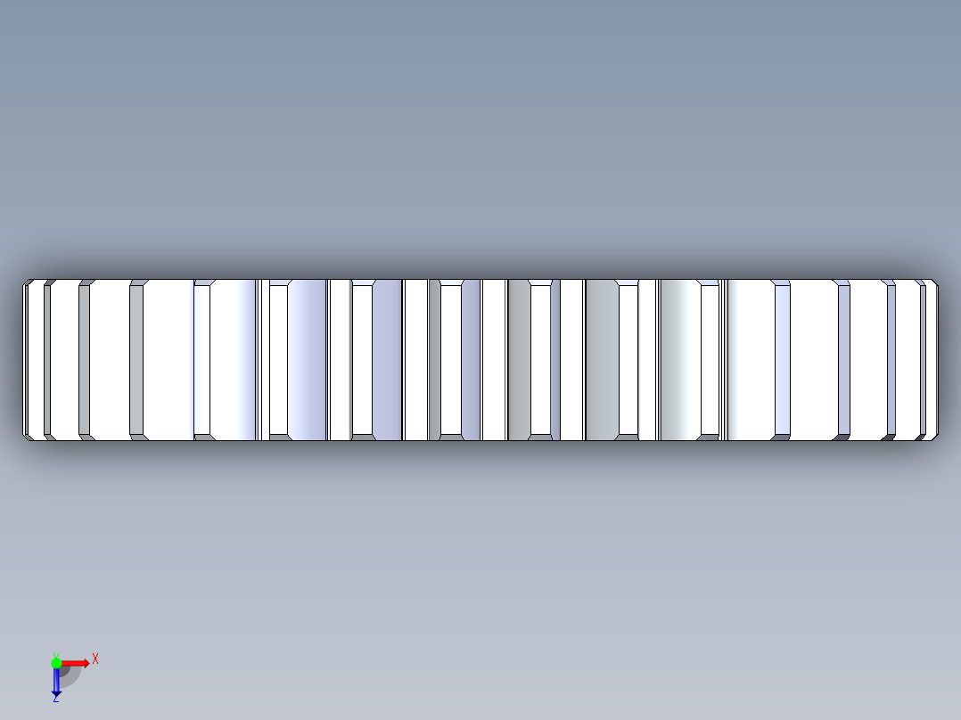 正齿轮压力角20 -24dp-20pa-32t spur gear俯视图