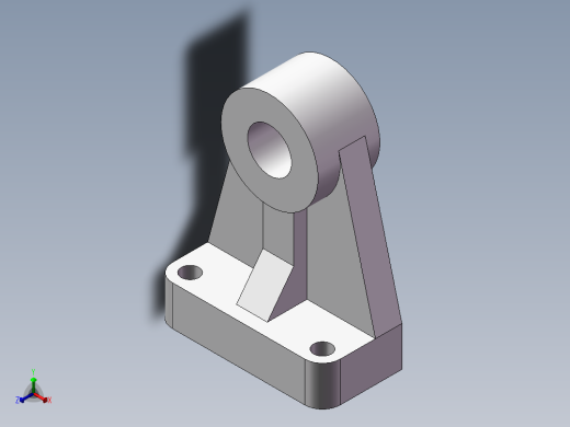 SW格式3D图(模型练习题)-005正等轴测缩略图