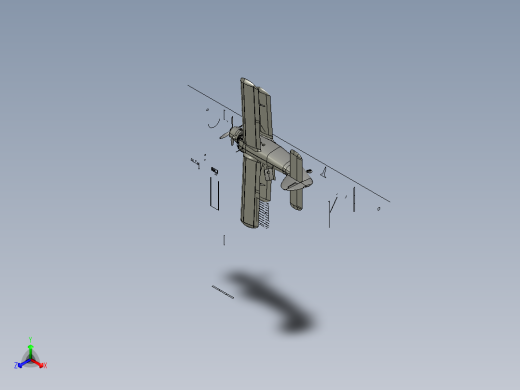 F+安2+an2+运五运5飞机模型+机械设计图纸资....zip