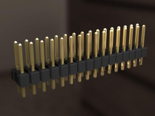 双排通孔引脚接头，间距2.54毫米缩略图