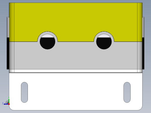 二孔按钮盒组件（施耐德）右视缩略图