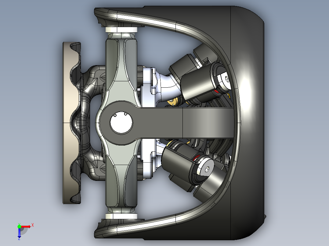通用转换头俯视图