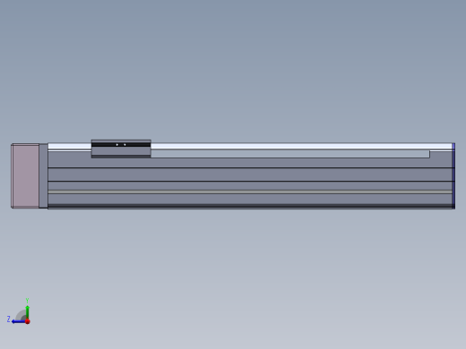 电动滑台模组SDM75右折模型右视缩略图