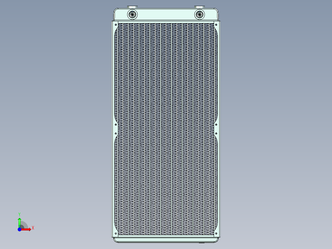 散热器 (41)前视图