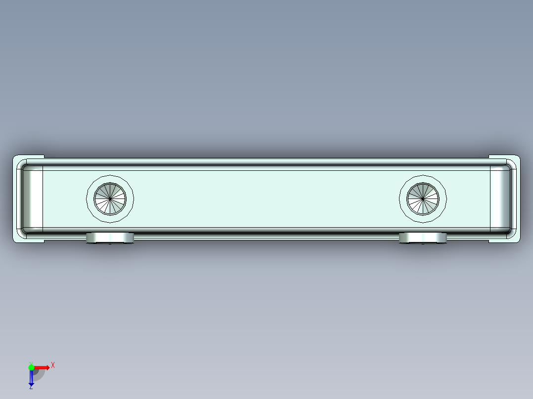 散热器 (41)俯视图